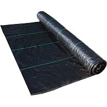Amazon | 防草シート 黒 2m×100m 1巻 厚さ0.3mm 農用シート 草よけ